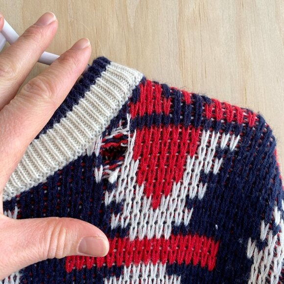 Vintage Moosehead Trail | Thick Knit Pullover Sweater - Picture 3 of 3